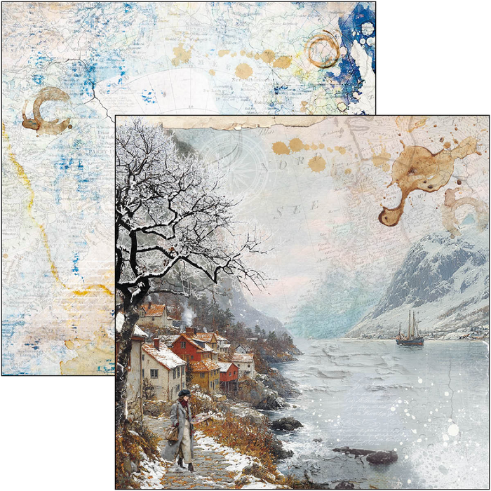 Ciao Bella An Artist Journey 12" x 12" Scrapbooking Paper Set