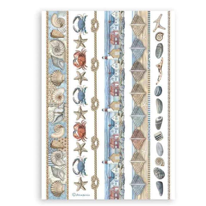 Stamperia Silent Sea A5 Washi Pad