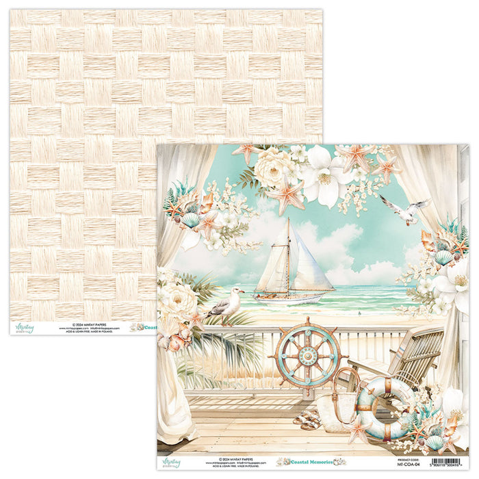 Mintay Coastal Memories 12" x"12 Scrapbooking Paper Set