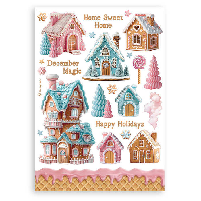 Stamperia Candy Christmas A5 Washi Pad