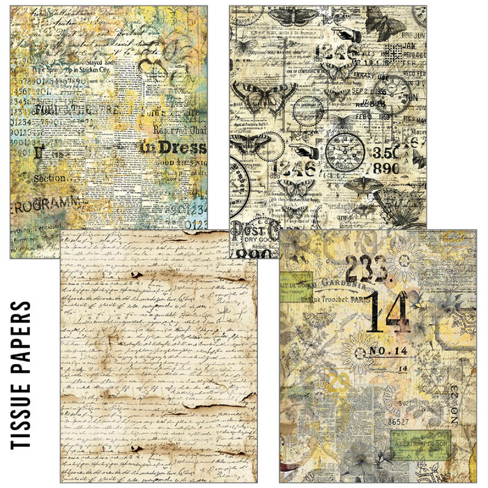 Ciao Bella Craftmix Time Capsule Mixed A5 Paper Pack 8pc