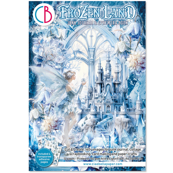 Ciao Bella Frozen Land A4 Junk Journal & Ephemera Book