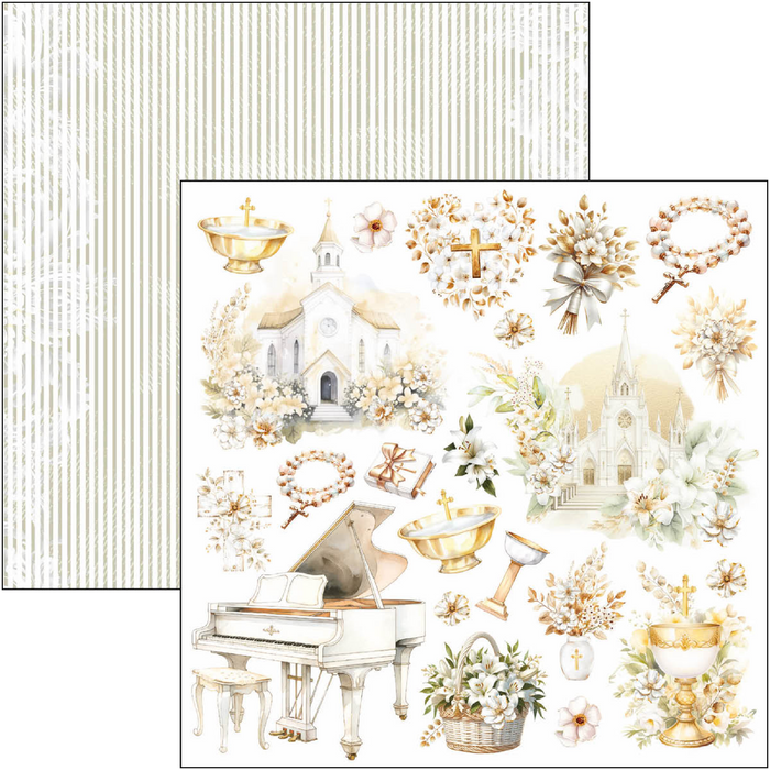 Ciao Bella Blessing Day 6" x 6" Fussy Cut Pad