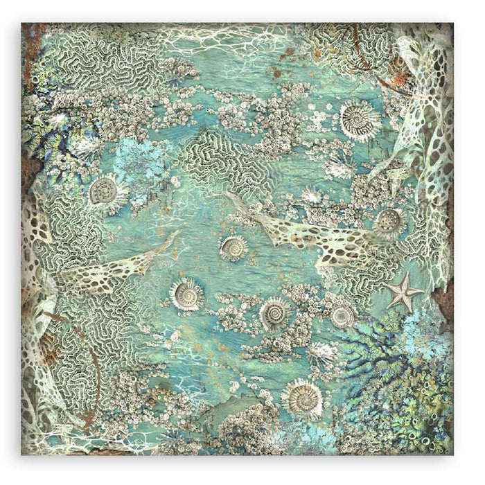 Stamperia Songs Of The Sea Fabric Pack