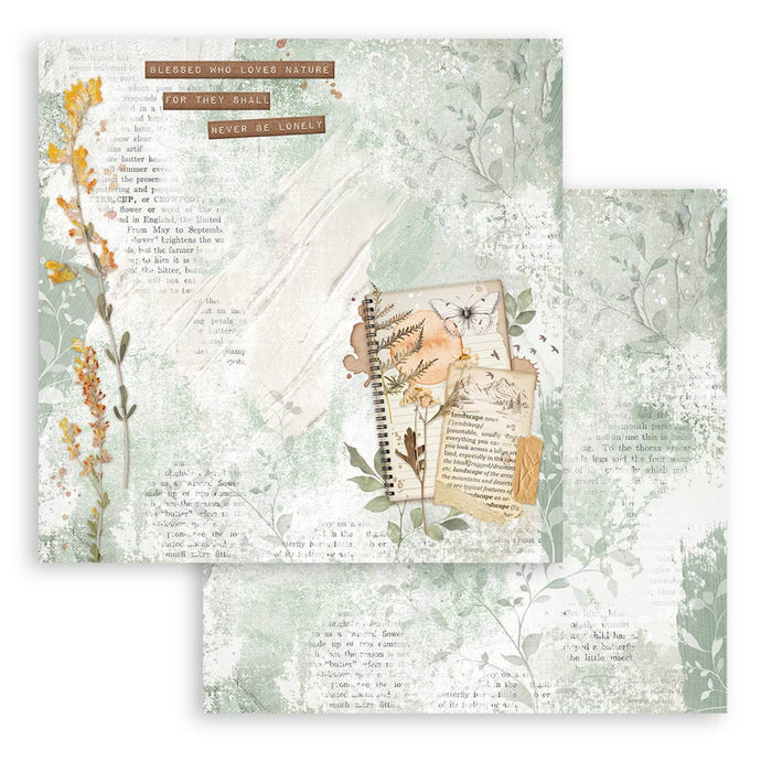 Stamperia Secret Diary 8" x 8" Scrapbooking Paper Pad
