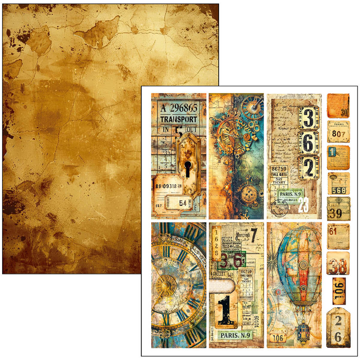 Ciao Bella Past Time A4 Maxi Mixed Media Book
