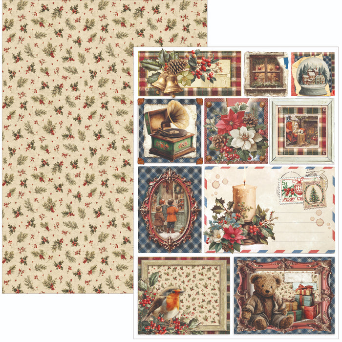 Ciao Bella Paper Merry & Bright A4 Scrapbooking Paper Set