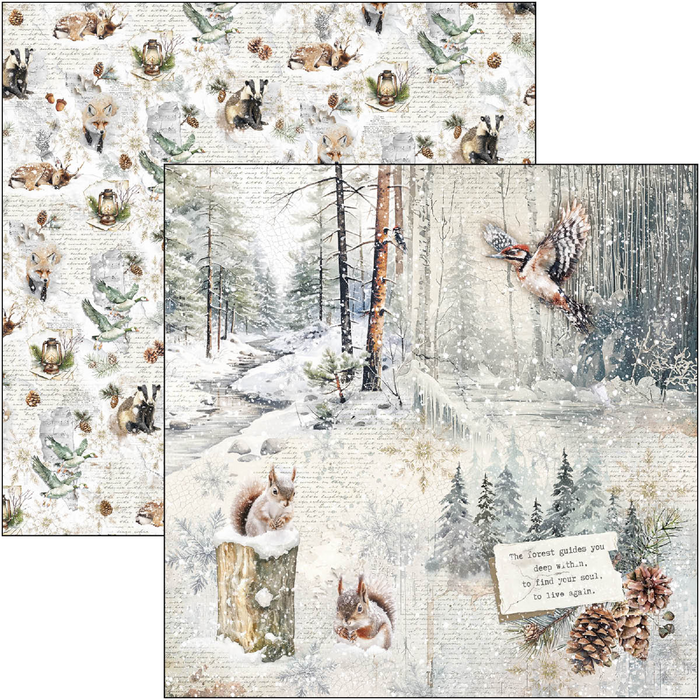 Ciao Bella Forest Tales 12" x 12" Scrapbooking Paper Set