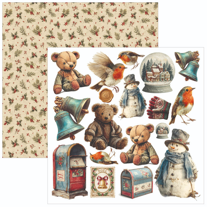 Ciao Bella Paper Merry & Bright 6" x 6" Fussy Cut Pad