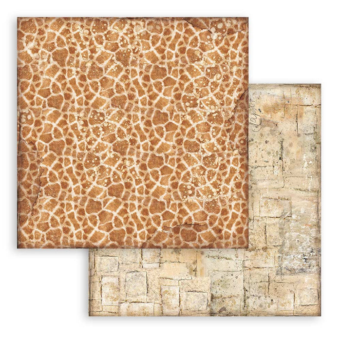 Stamperia Savana 12" x 12" Backgrounds Selection Paper Pad
