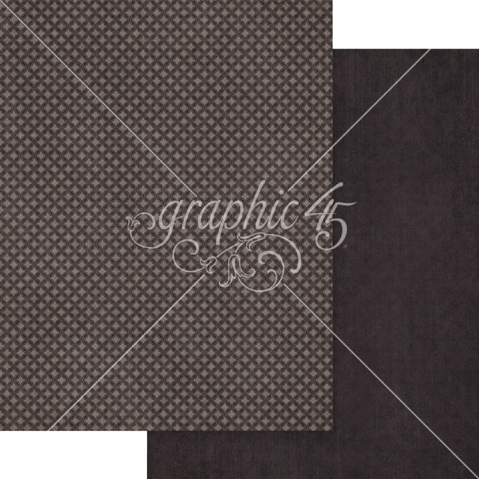 Graphic 45 Ghostly Greetings 8.5" x 11" Patterns & Solids Pack