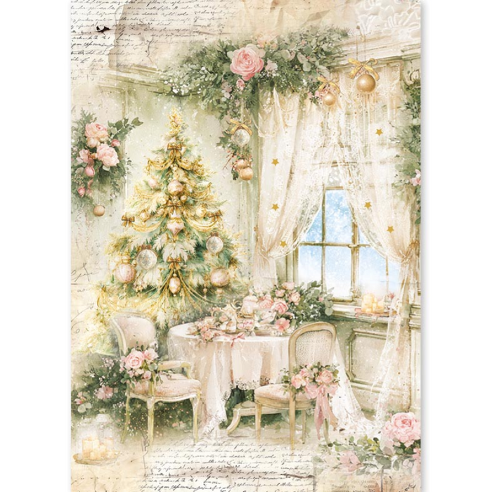 Ciao Bella Paper Golden Winter A5 Mixed Rice Paper 8pc