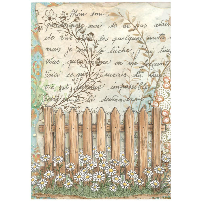 Stamperia Daisy Art A6 Mini Rice Paper Pack