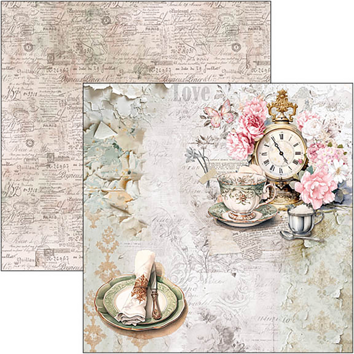 Ciao Bella Timeless Moments 12" x 12" Scrapbooking Paper Set