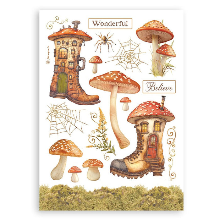 Stamperia Whispering Woods A5 Washi Pad