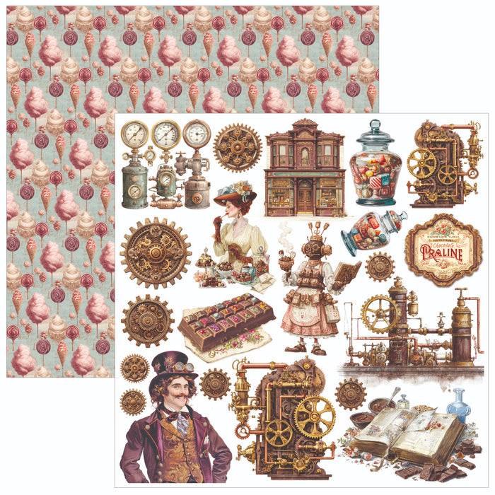 Ciao Bella Paper Chocolate Wanderlust 6" x 6" Fussy Cut Pad