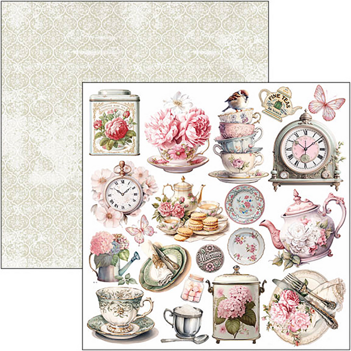 Ciao Bella Timeless Memories 8" x 8" Scrapbooking Paper Set