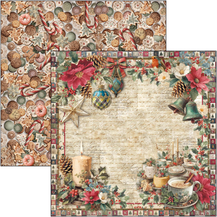 Ciao Bella Paper Merry & Bright 12" x 12" Scrapbooking Paper Set