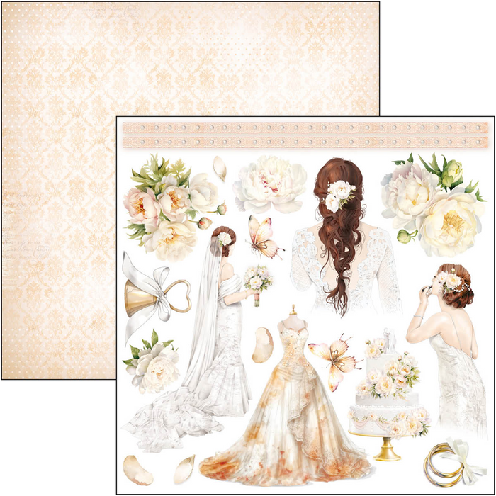 Ciao Bella Always & Forever 6" x 6" Fussy Cut Pad