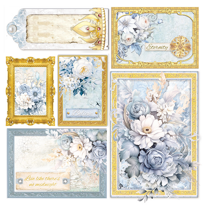 Ciao Bella Midnight Spell 6" x 6" Vellum Fussy Cut