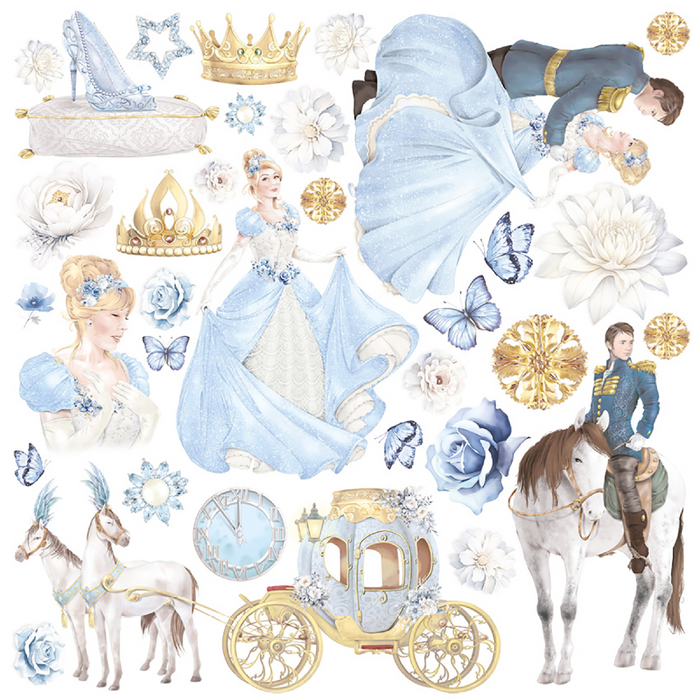 Ciao Bella Midnight Spell 6" x 6" Vellum Fussy Cut