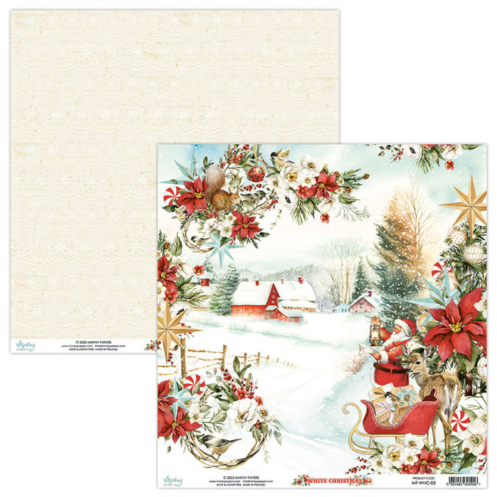 Mintay White Christmas 6" x"6 Paper Pad
