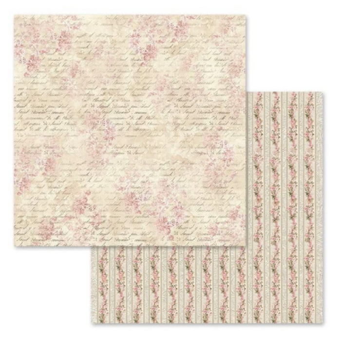 Stamperia Shabby Rose 12" x 12" Scrapbooking Paper Pad