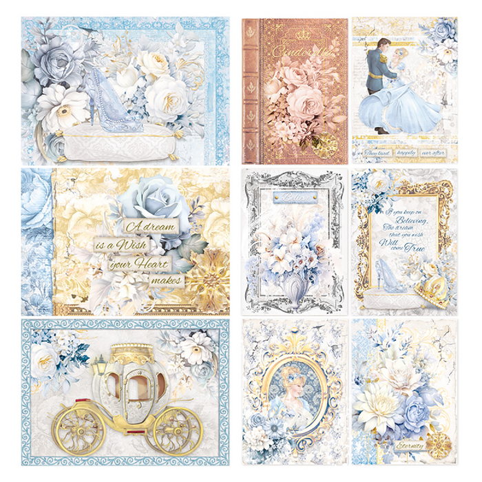 Ciao Bella Midnight Spell 6" x 6" Vellum Fussy Cut