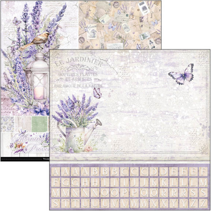 Ciao Bella Morning In Provence 12" x 12" Patterns Scrapbooking Paper Set