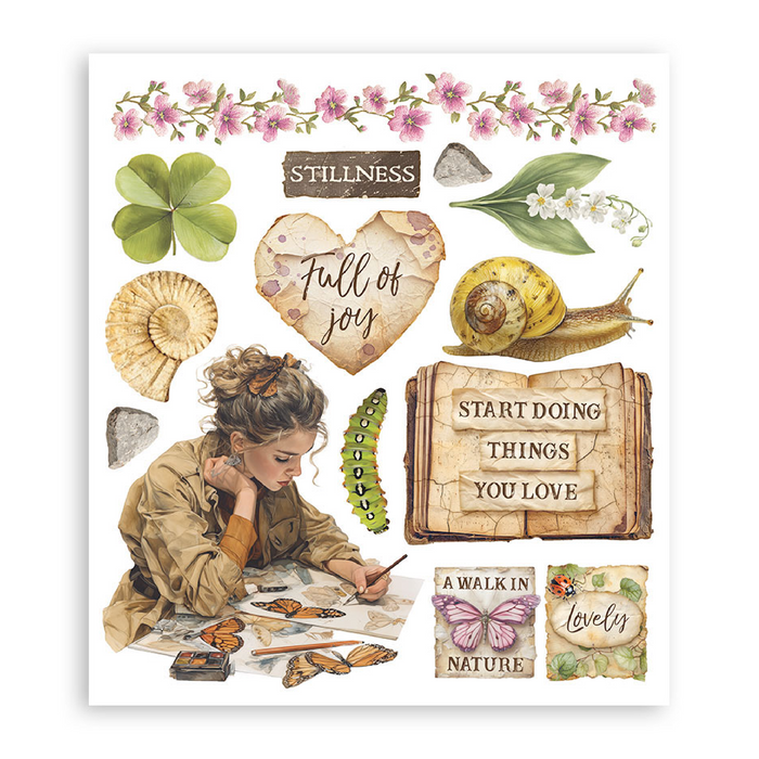 Stamperia Paper All Around Rub On Transfers - Assorted Pack