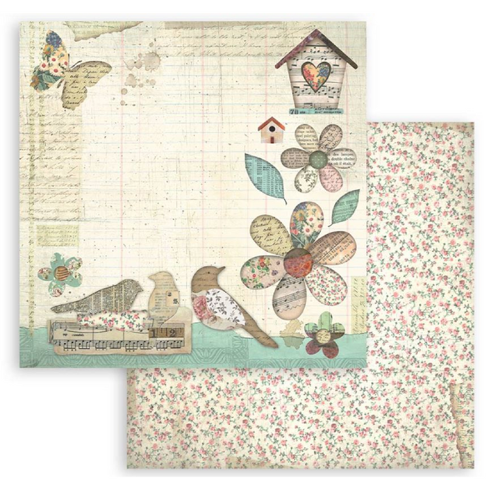 Stamperia Garden 12" x 12" Scrapbooking Paper Pad