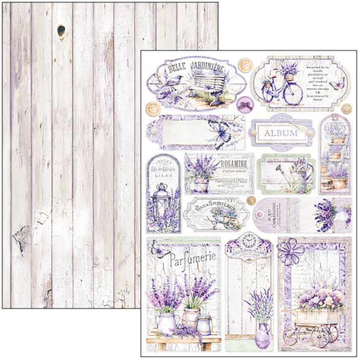 Ciao Bella Morning In Provence A4 Scrapbooking Paper Set