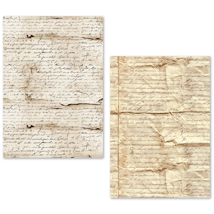 Ciao Bella Paper A5 Tissue Paper Set 24pc Vintage Manuscript