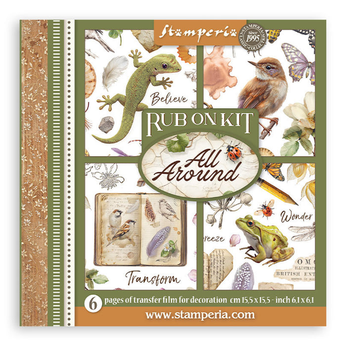 Stamperia Paper All Around Rub On Transfers - Assorted Pack