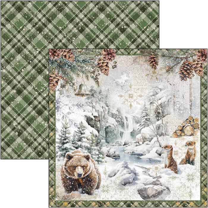 Ciao Bella Forest Tales 8" x 8" Scrapbooking Paper Set