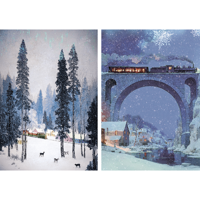 Ciao Bella Polar Railway A5 Mixed Rice Paper 8pc