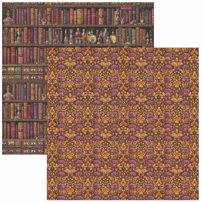 Ciao Bella Paper Chocolate Wanderlust 12" x 12" Patterns Scrapbooking Paper Set