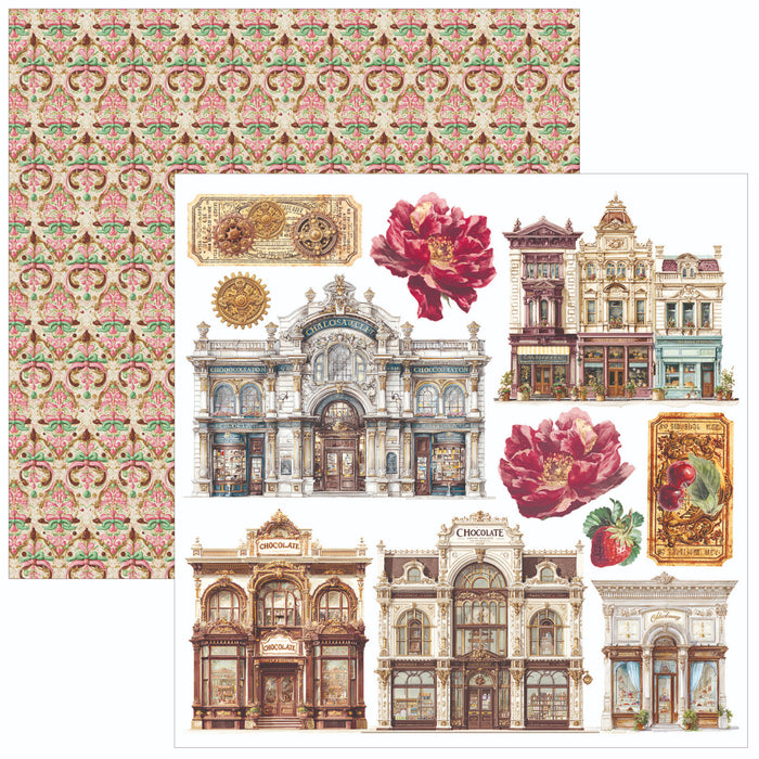 Ciao Bella Paper Chocolate Wanderlust 6" x 6" Fussy Cut Pad