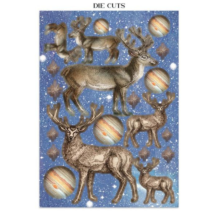 Stamperia Paper Cosmos Infinity A5 Junk Journal Focus Points