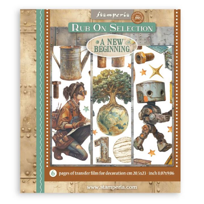 Stamperia A New Beginning Rub On Transfers - Assorted Pack