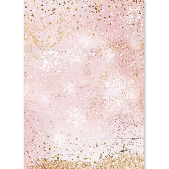 Ciao Bella Paper Golden Winter A5 Mixed Rice Paper 8pc