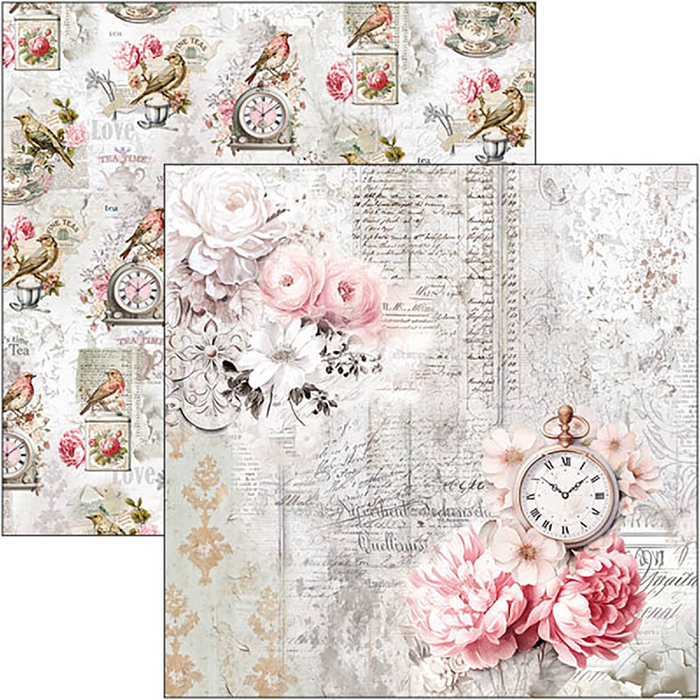 Ciao Bella Timeless Memories 8" x 8" Scrapbooking Paper Set