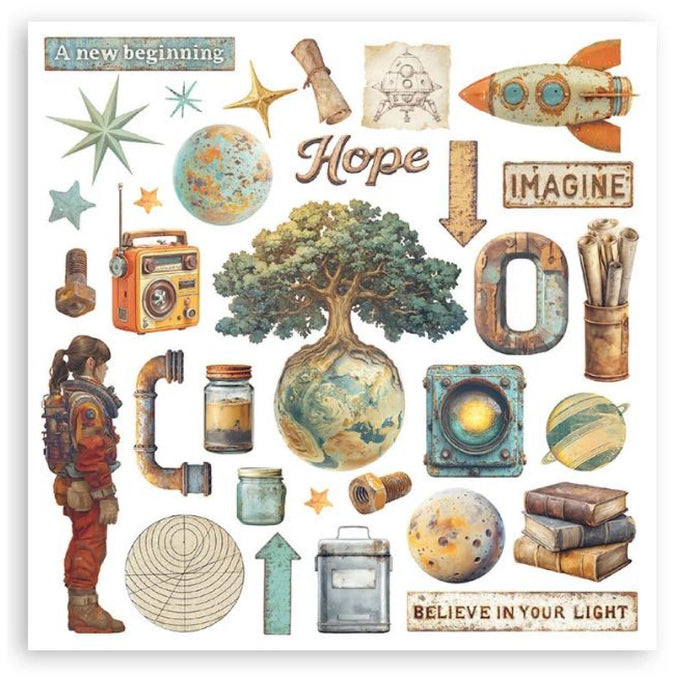 Stamperia A New Beginning Rub On Transfers - Assorted Pack