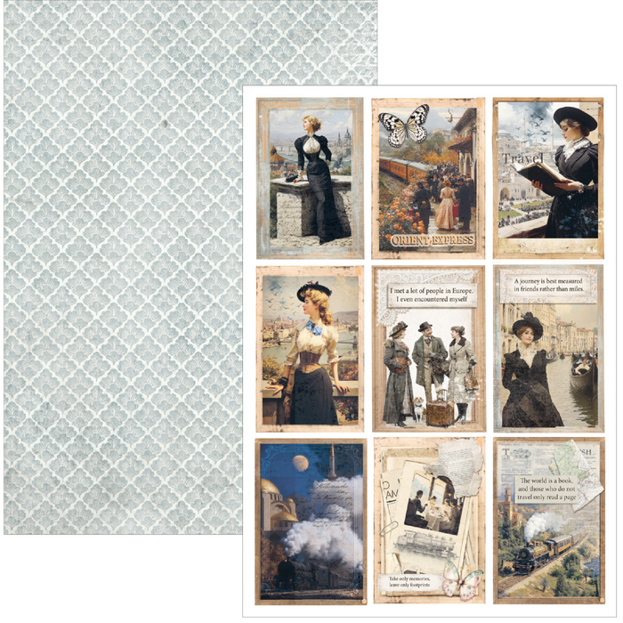 Ciao Bella Eastern Journey A4 Scrapbooking Paper Set