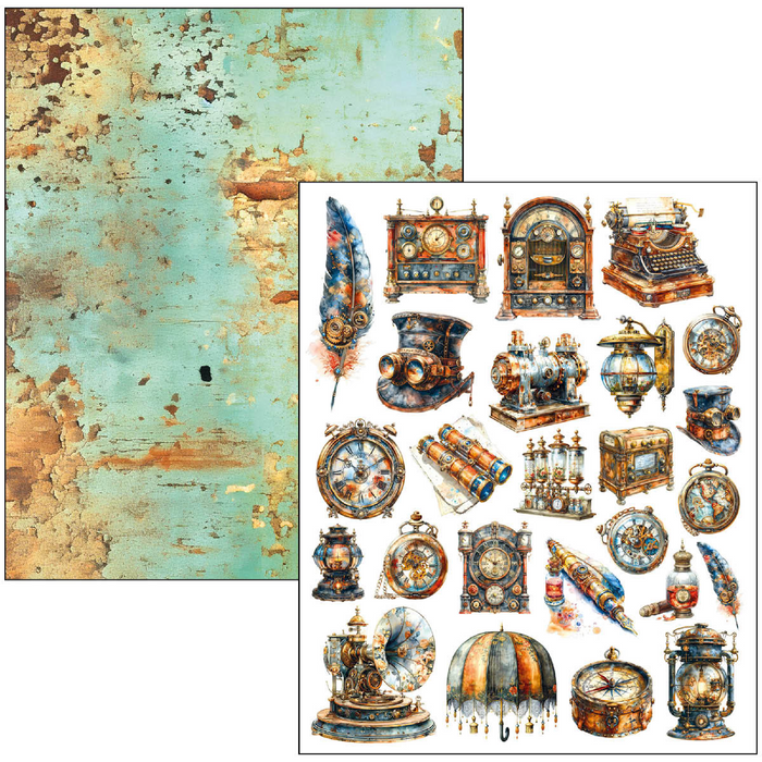 Ciao Bella Past Time A4 Maxi Mixed Media Book