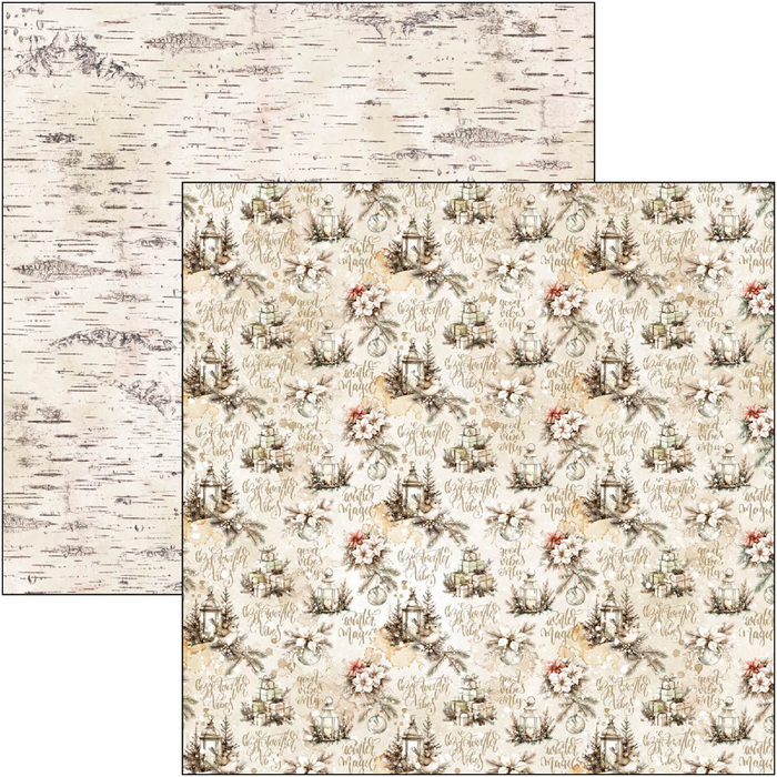 Ciao Bella Paper Winter Season 8" x 8" Scrapbooking Paper Set