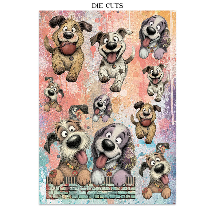 Stamperia Paper Furry Friends 2 A5 Junk Journal Focus Points
