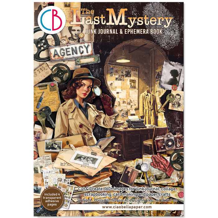 Ciao Bella The Last Mystery A4 Junk Journal & Ephemera Book