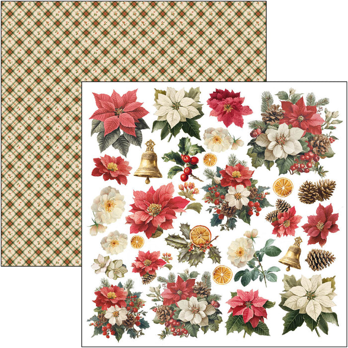 Ciao Bella Paper Merry & Bright 8" x 8" Scrapbooking Paper Set