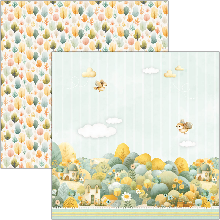 Ciao Bella Lunibloom 12" x 12"Patterns Scrapbooking Paper Set